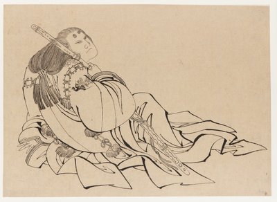 Udvarmester, 18. század vége – 19. század eleje. alkotó: Katsushika Hokusai