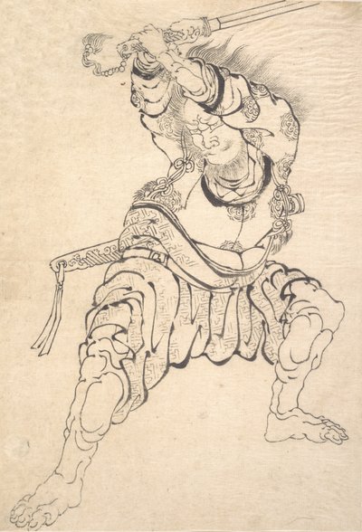 Egy Harcos. alkotó: Katsushika Hokusai