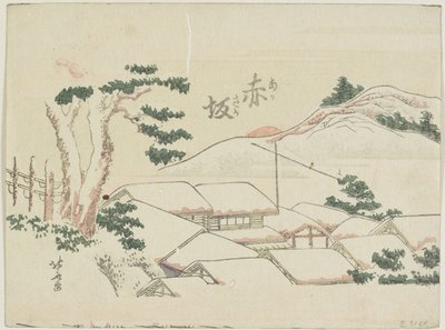Akasaka, 1799-1802 alkotó: Katsushika Hokusai