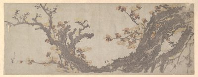 Virágzó ősi szilvafa alkotó: Katsushika Hokusai