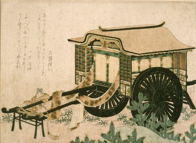Udvari kocsi alkotó: Katsushika Hokusai