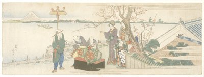 Daikagura előadók, 1801-1805 alkotó: Katsushika Hokusai
