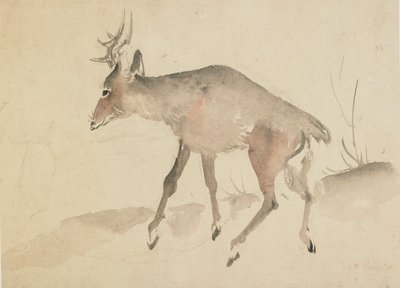 Szarvas, 18. század vége-19. század eleje. alkotó: Katsushika Hokusai