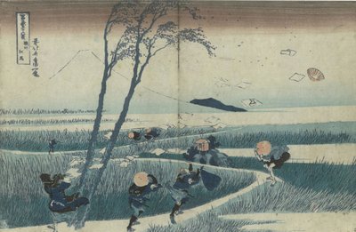 Ejiri a Suruga tartományban a Thirty-Six Views of Mount Fuji sorozatból c. 1830 alkotó: Katsushika Hokusai