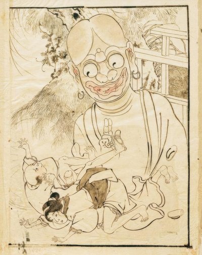 Erotikus jelenet alkotó: Katsushika Hokusai