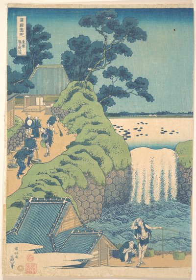 Aoiga Oka bukása, Edo alkotó: Katsushika Hokusai