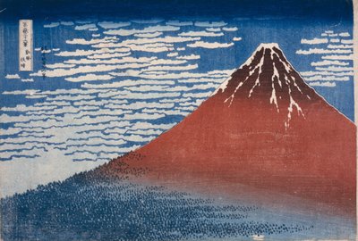 Finom szél, tiszta reggel (Gaifū kaisei) alkotó: Katsushika Hokusai