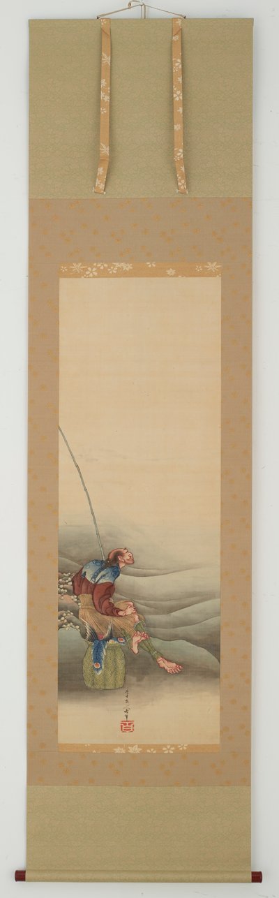 Halász, Edo-korszak, 1849. alkotó: Katsushika Hokusai