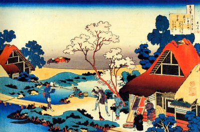 A Száz költő száz verse: Ono no Komachi, c1830 című sorozatból. alkotó: Katsushika Hokusai