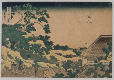 Fuji a Surugadai negyedből, Yedóban alkotó: Katsushika Hokusai
