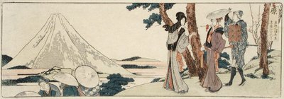 Hara. 3 ri és 6 chō Yoshiwara felé alkotó: Katsushika Hokusai