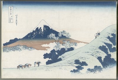 Az Inume-hágó Kai tartományban alkotó: Katsushika Hokusai
