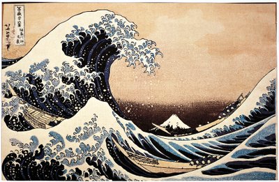 Japán, A nagy hullám festménye alkotó: Katsushika Hokusai