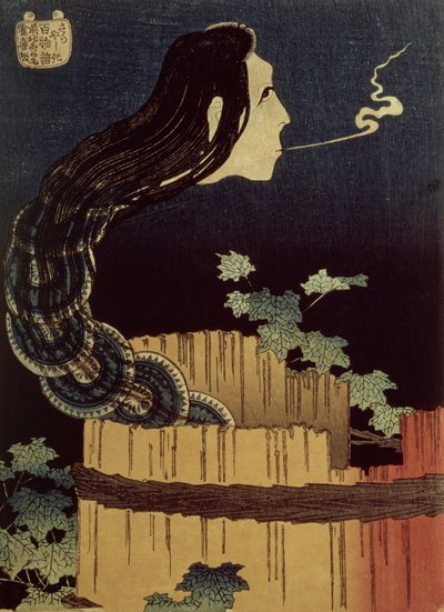 Japán szellem (fatégla) alkotó: Katsushika Hokusai
