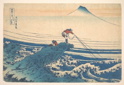 Kajikazawa a Kai tartományban (Kōshū Kajikazawa), a „A Fuji-hegy harminchat látképe” (Fugaku sanjūrokkei) című sorozatból alkotó: Katsushika Hokusai