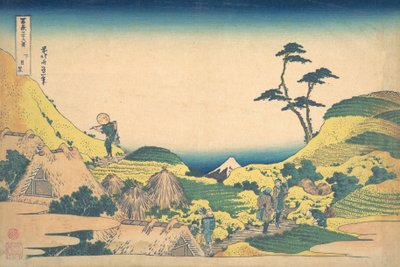 Alsó Meguro Shimo Meguro, a Harminchat kilátás a Fuji Fugaku-hegyre... sorozatból, kb. 1830-32. alkotó: Katsushika Hokusai