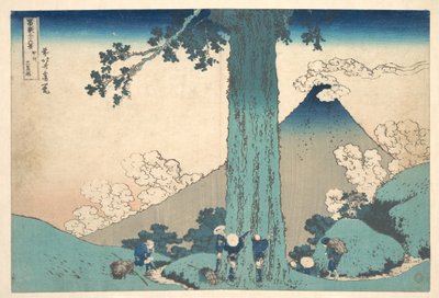 A Kai tartományban található Mishima-hágó (Kōshū Mishima goe), a „A Fuji-hegy harminchat látképe” (Fugaku sanjūrokkei) című sorozatból alkotó: Katsushika Hokusai