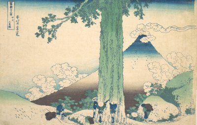 Mishima-hágó Kai tartományban Koshu Mishima goe, a Thirty-six Views ... sorozatból, kb. 1830-32. alkotó: Katsushika Hokusai