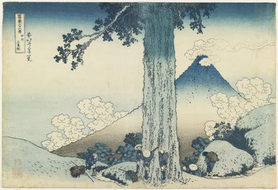 Mishima-hágó Ko_shu_ tartományban, 1831-1834 alkotó: Katsushika Hokusai