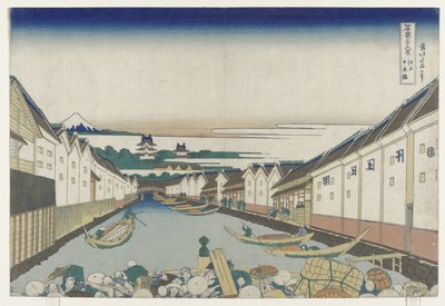 Nihonbashi B Science tagja, Edo, 1830-33 alkotó: Katsushika Hokusai