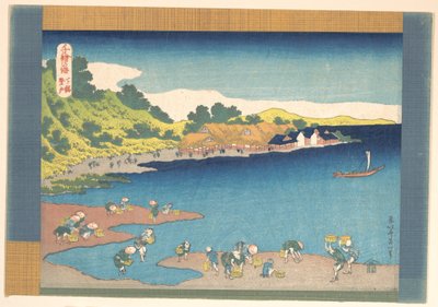 Noboto Shimōsában (Shimōsa Noboto), a „Ezer tengeri kép” (Chie no umi) című sorozatból alkotó: Katsushika Hokusai