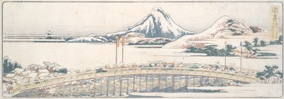Okazaki, a Tavaszi örömök ötvenhárom posztja című sorozatból alkotó: Katsushika Hokusai