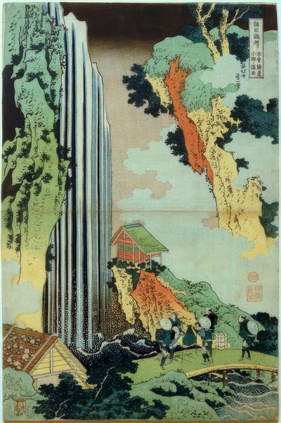 Ono vízesés alkotó: Katsushika Hokusai