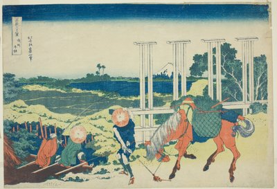 A Senju tagja, Musashi P Lovinse (radikális Senju), a „Ti rty x View of mo t Fuji (Fugaku Usaju Rokukei)” sorozatból. alkotó: Katsushika Hokusai
