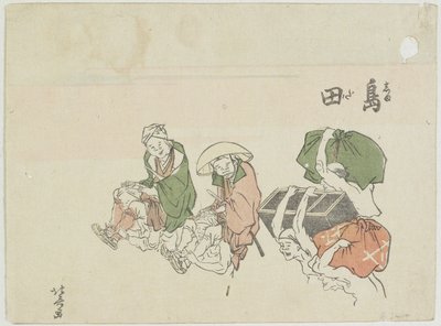 Shimada, 1799-1802 alkotó: Katsushika Hokusai