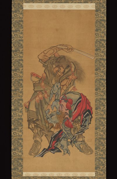 Shōki, a démonok legyőzője alkotó: Katsushika Hokusai