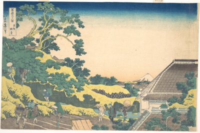 Surugadai Edóban (Tōto Sundai), a „A Fuji-hegy harminchat látképe” (Fugaku sanjūrokkei) című sorozatból alkotó: Katsushika Hokusai