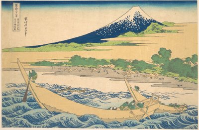 A Tōkaidō mentén, Ejiri közelében fekvő Tago-öböl (Tōkaidō Ejiri Tago no ura ryaku zu), a „A Fuji-hegy harminchat látképe” (Fugaku sanjūrokkei) című sorozatból alkotó: Katsushika Hokusai