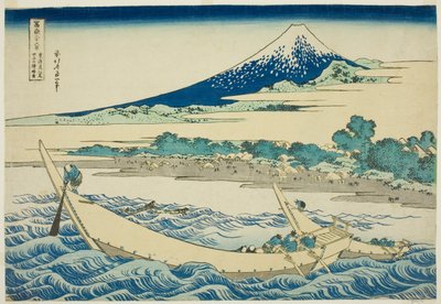 Egyéb helyszín y Nea r Ejiri Oto te urban diplom (Urban degree Ejiri Tago no Ura sematikus térkép), a te sorozatból: "Ti rty Mr. x View of Mount Fuji (Fugaku Kasaju Rokukatsu)" alkotó: Katsushika Hokusai