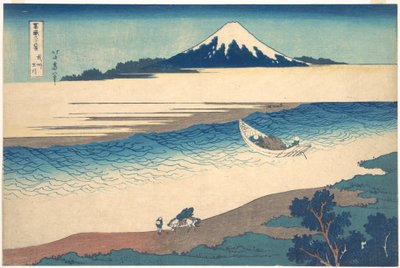 A Tama-folyó Musashi tartományban (Bushū Tamagawa), a „A Fuji-hegy harminchat látképe” (Fugaku sanjūrokkei) című sorozatból alkotó: Katsushika Hokusai