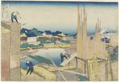 Tatekawa Honjoban, 1831-1834 alkotó: Katsushika Hokusai