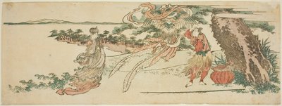 A tollas köpeny (Hagoromo) alkotó: Katsushika Hokusai