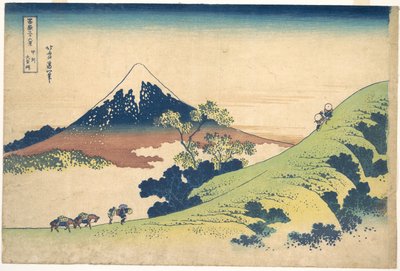 Az Inume-hágó Kai tartományban (Kōshū Inume tōge), a „A Fuji-hegy harminchat látképe” (Fugaku sanjūrokkei) című sorozatból alkotó: Katsushika Hokusai