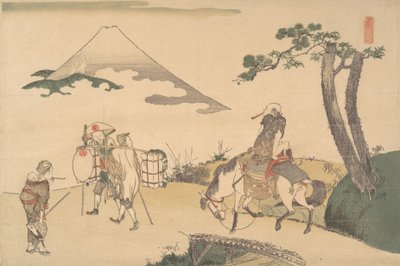 A Fuji-hegy teteje, kb. 1800. alkotó: Katsushika Hokusai