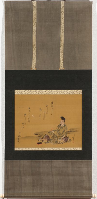 Az isteni költő Kakinomoto no Hitomaro alkotó: Katsushika Hokusai