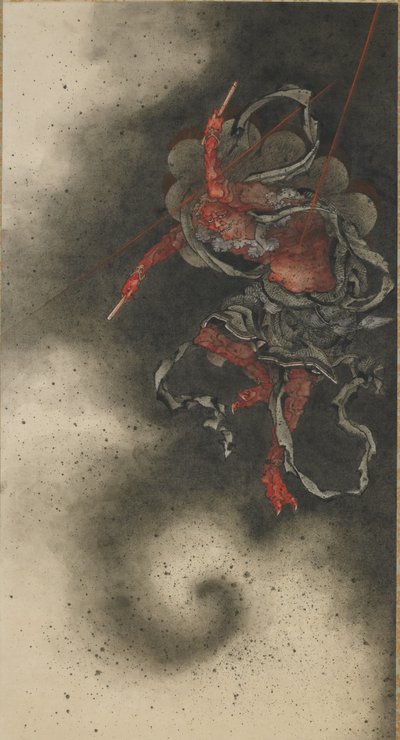 Mennydörgés Isten, Edo-korszak alkotó: Katsushika Hokusai