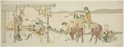 Utazók teaháza alkotó: Katsushika Hokusai