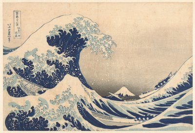 A hullám alatt Kanagawánál alkotó: Katsushika Hokusai