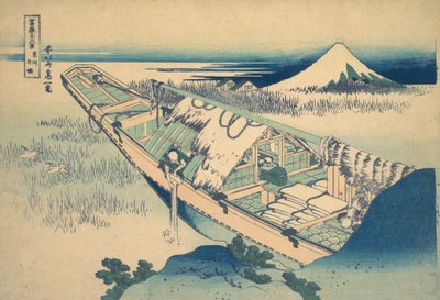 Ushibori Hitachi tartományban Joshu Ushibori, a Thirty6 Views of ... sorozatból, kb. 1830-32. alkotó: Katsushika Hokusai