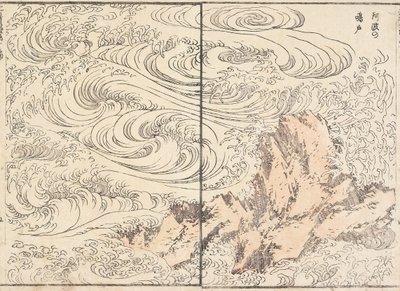 Whirlpool az Awa-nál alkotó: Katsushika Hokusai