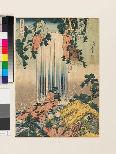 Yoro vízesés Mino tartományban (másolat) alkotó: Katsushika Hokusai