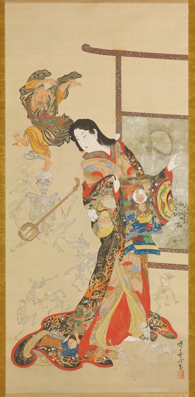 Pokoli forró víz alkotó: Kawanabe Kyosai