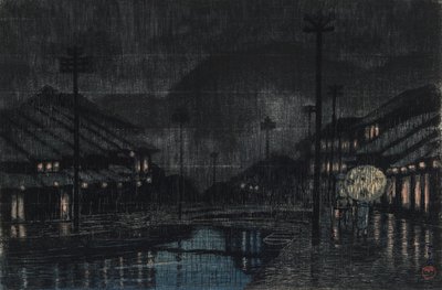 A G Line előadója, Tajima Kinosaki alkotó: Kawase Hasui