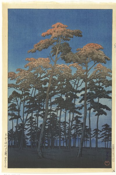 A Hikawa Park tagja, Omiya alkotó: Kawase Hasui