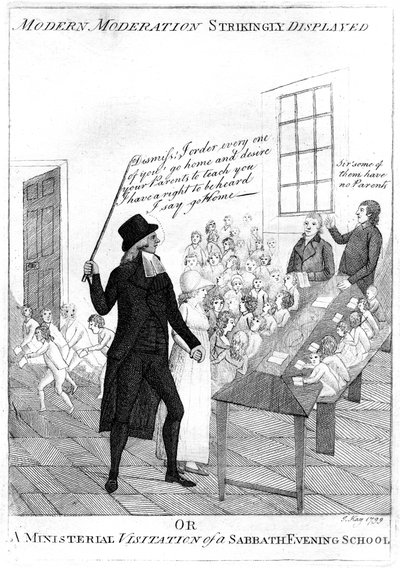 „A modern moderáció feltűnően megjelenítve”, 1799 alkotó: Kay