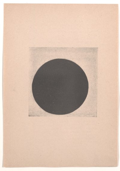 Fekete kör a "Kubizmustól és futurizmustól a szuprematizmusig: új realizmus a festészetben" című filmhez alkotó: Kazimir Severinovich Malevich